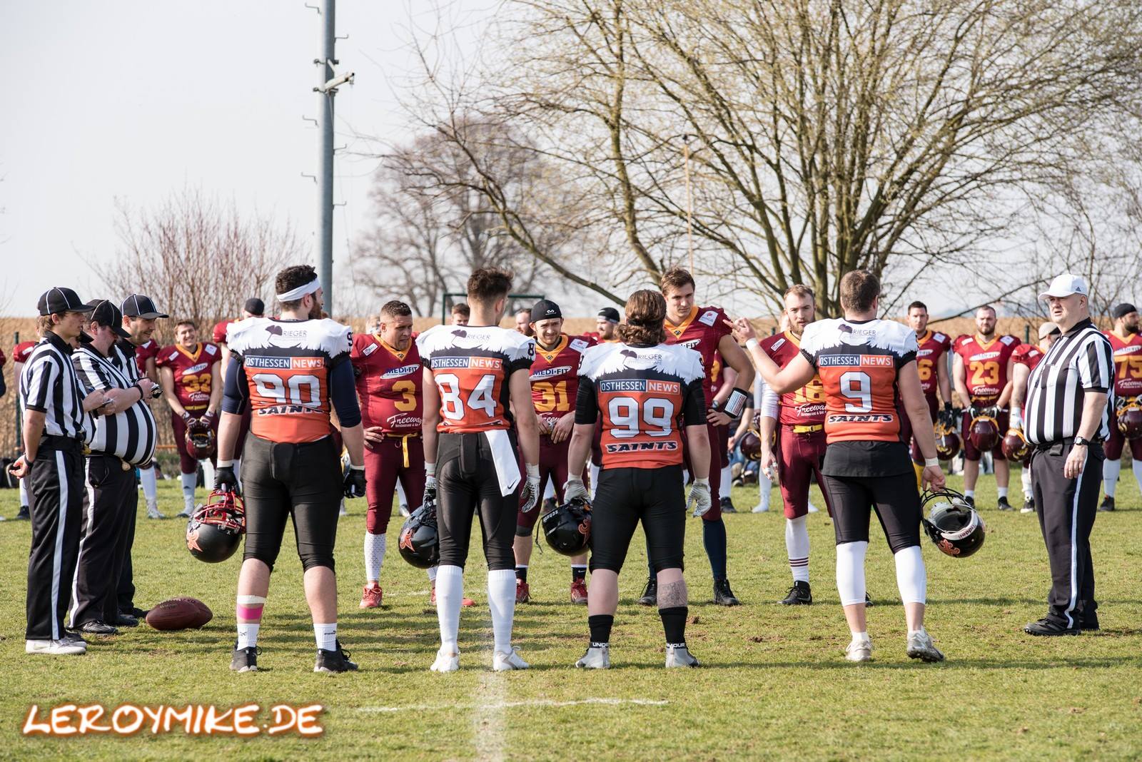 Freundschaftsspiel Fulda Saints R sselsheim Crusaders Mike Kedmenec 