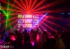 Bad Tast Party Musikpark Fulda Februar 2016 feiernde Personen mit Lasershow