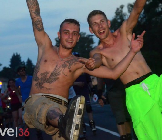 2. Skatenacht Fulda 180 Teilnehmer 16,6 KM 19-06-2013