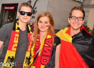 public viewing Deutschland vs. Argentinien 1:0 Museumshof