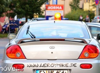 Skatenacht Fulda 105 Teilnehmer bei bestem Skaterwetter