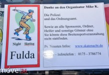 Skatenacht Fulda bei bestem Skater-Wetter 168 Teilnehmer